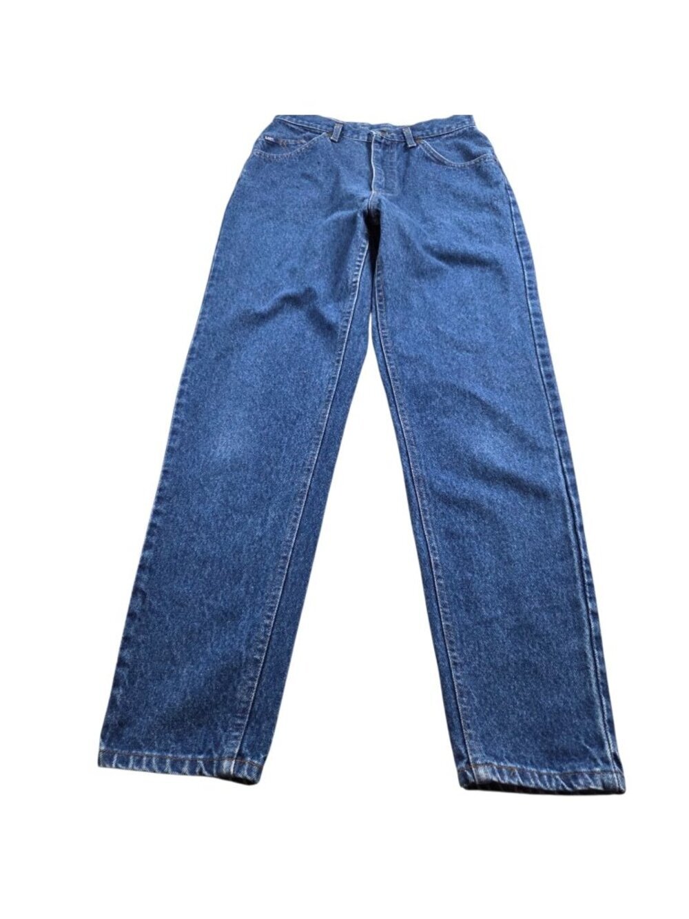 Vintage Lee Jeans Womens 11 High Rise Tapered Denim Made USA 90s Pants